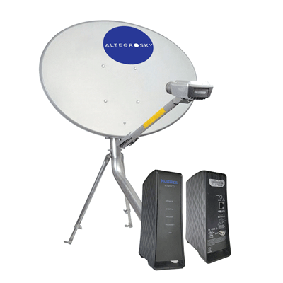 Комплект для подключения к спутниковому интернету