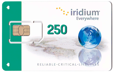 Сим-карта Iridium 250 минут 6 месяцев глобальная